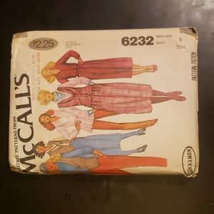 #McCall's #Vintage #1980s Sewing Pattern size 8